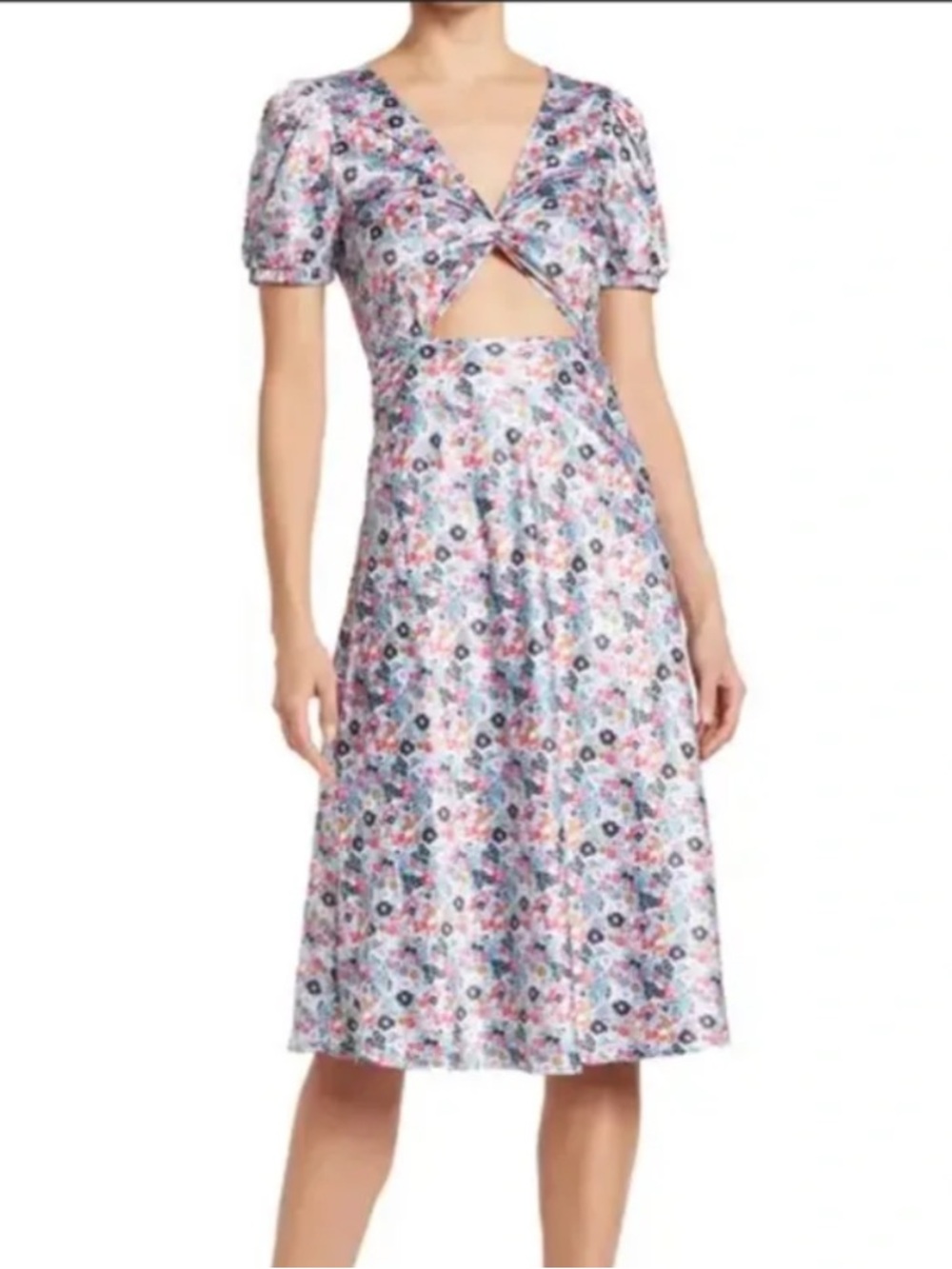 NSR Floral Midi Dress